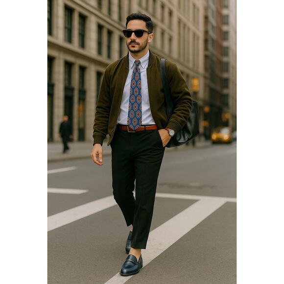 Vintage Pierre Balmain Silk Tie - Paisley Print – Classic Gift, Unisex Accessory - Picture 2 of 12